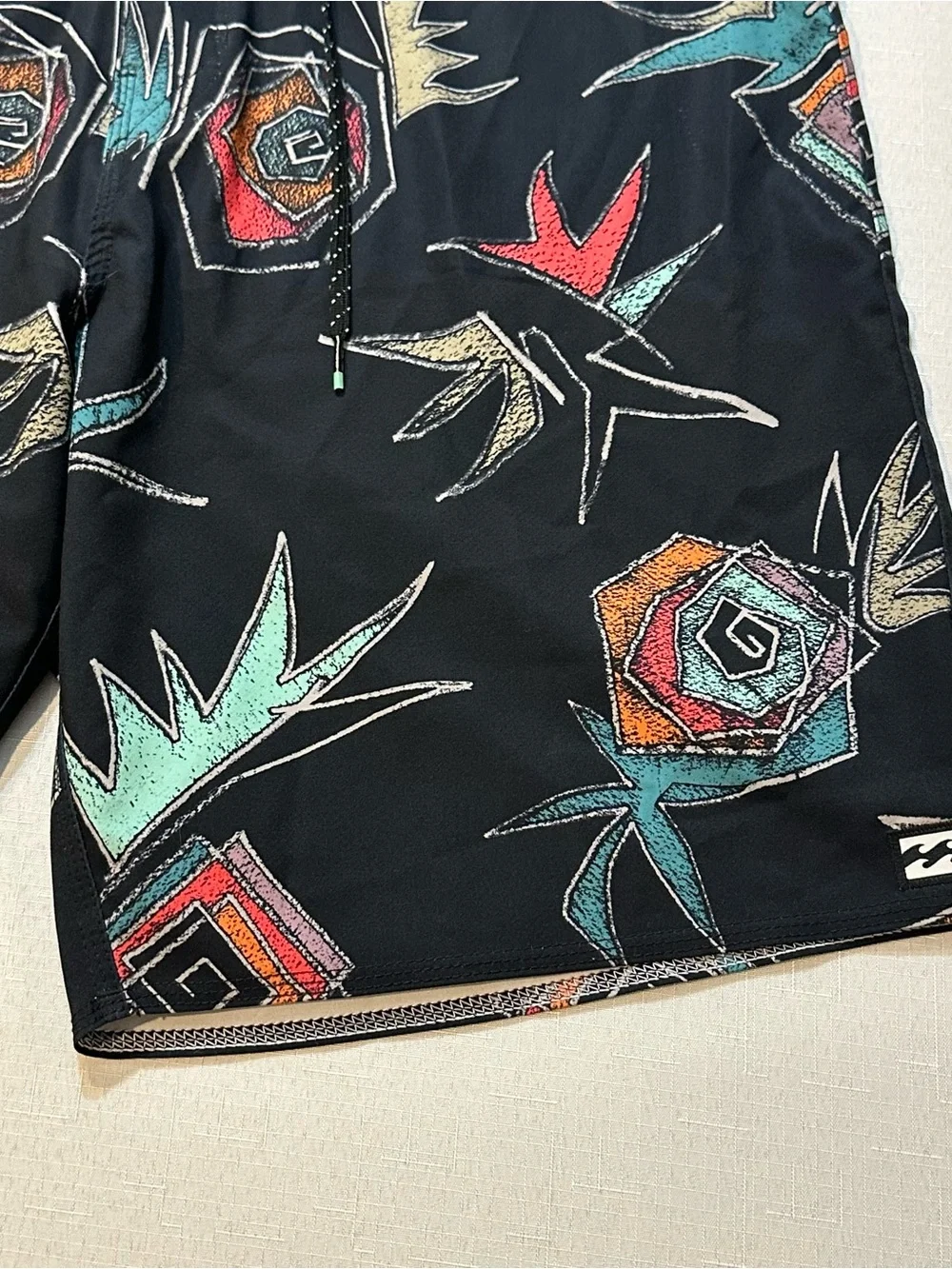 Billabong Recycler Sundays Airlite Board Shorts Men’s Size 34 Black & Mint